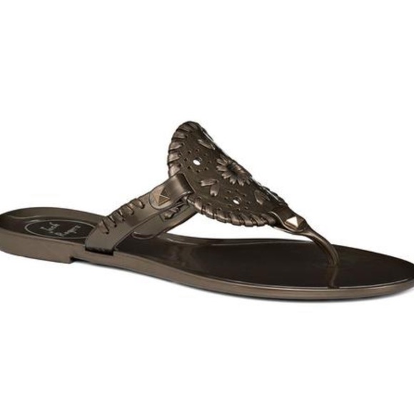 Jack Rogers Shoes - Jack Rogers Bronze Georgica Jelly Sandal Sold Out * Shoe Obsessed Seller! 💕